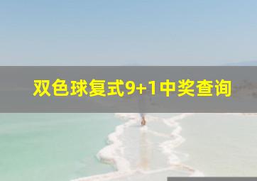 双色球复式9+1中奖查询