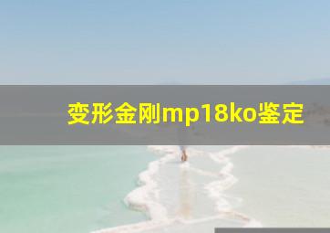 变形金刚mp18ko鉴定