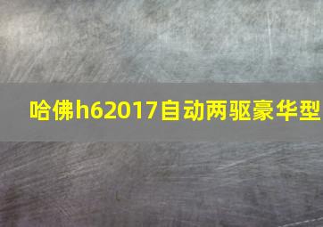 哈佛h62017自动两驱豪华型