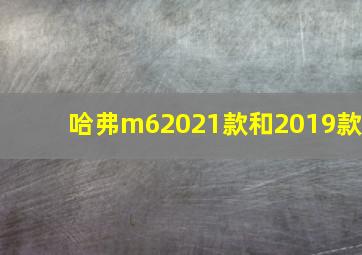 哈弗m62021款和2019款