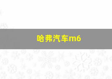 哈弗汽车m6