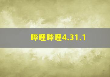 哔哩哔哩4.31.1