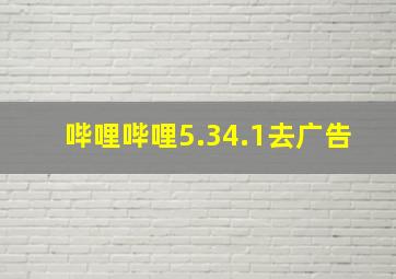 哔哩哔哩5.34.1去广告