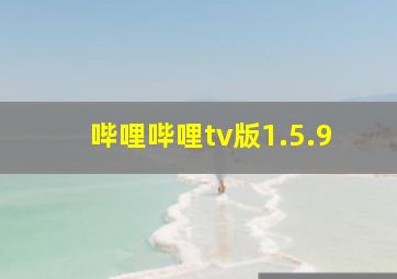 哔哩哔哩tv版1.5.9