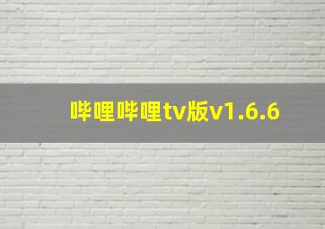 哔哩哔哩tv版v1.6.6