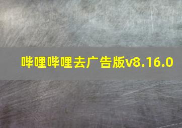 哔哩哔哩去广告版v8.16.0