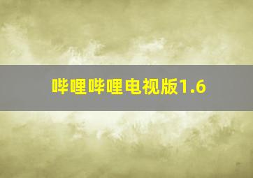 哔哩哔哩电视版1.6