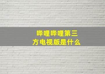 哔哩哔哩第三方电视版是什么