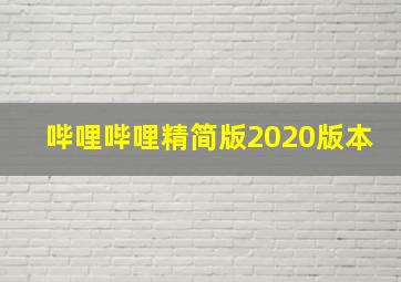 哔哩哔哩精简版2020版本