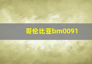 哥伦比亚bm0091