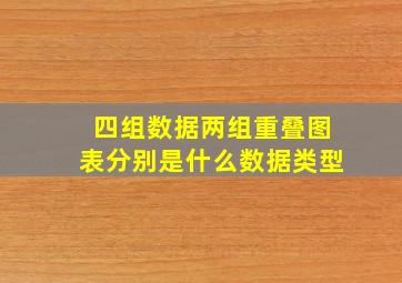 四组数据两组重叠图表分别是什么数据类型