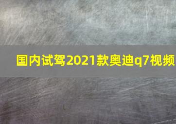 国内试驾2021款奥迪q7视频