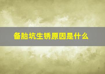 备胎坑生锈原因是什么