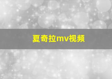 夏奇拉mv视频