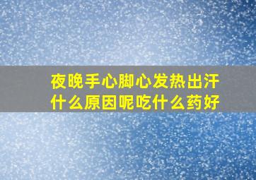 夜晚手心脚心发热出汗什么原因呢吃什么药好