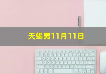 天蝎男11月11日