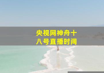 央视网神舟十八号直播时间