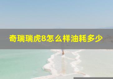 奇瑞瑞虎8怎么样油耗多少