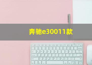 奔驰e30011款