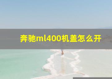 奔驰ml400机盖怎么开