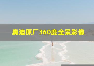 奥迪原厂360度全景影像