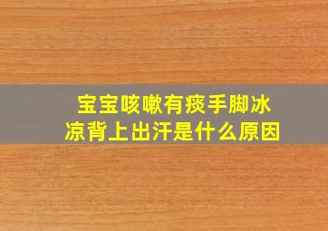 宝宝咳嗽有痰手脚冰凉背上出汗是什么原因