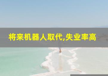 将来机器人取代,失业率高