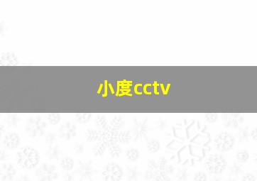 小度cctv