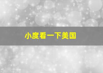 小度看一下美国