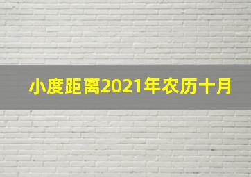 小度距离2021年农历十月