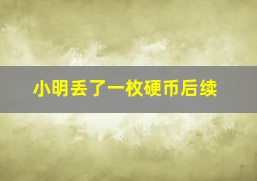 小明丢了一枚硬币后续