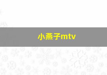 小燕子mtv