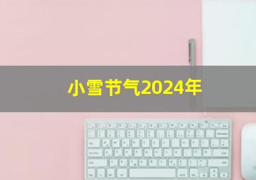 小雪节气2024年