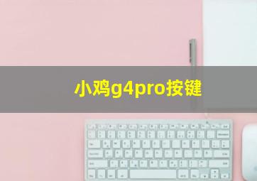 小鸡g4pro按键