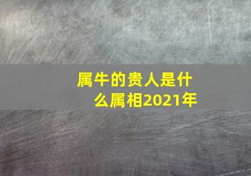 属牛的贵人是什么属相2021年