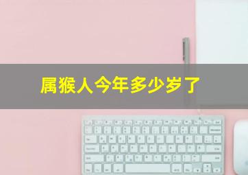 属猴人今年多少岁了