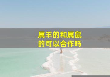 属羊的和属鼠的可以合作吗