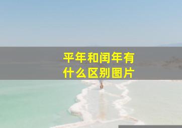 平年和闰年有什么区别图片