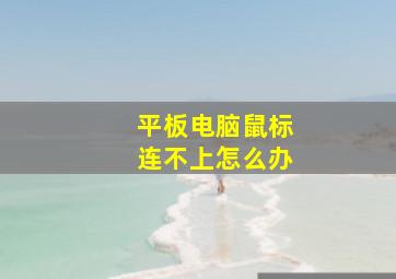 平板电脑鼠标连不上怎么办