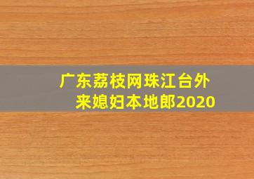 广东荔枝网珠江台外来媳妇本地郎2020