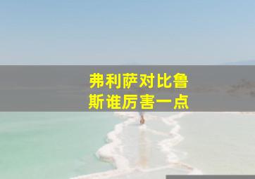 弗利萨对比鲁斯谁厉害一点