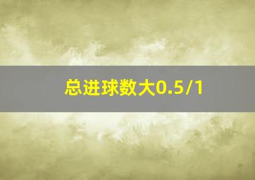 总进球数大0.5/1