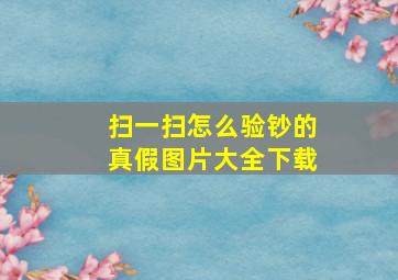 扫一扫怎么验钞的真假图片大全下载