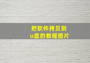 把软件拷贝到u盘的教程图片