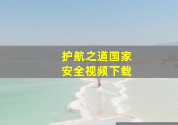 护航之道国家安全视频下载