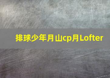 排球少年月山cp月Lofter