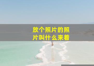 放个照片的照片叫什么来着