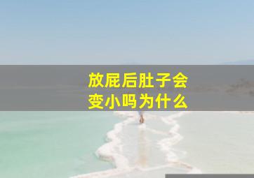 放屁后肚子会变小吗为什么