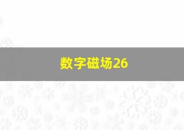 数字磁场26