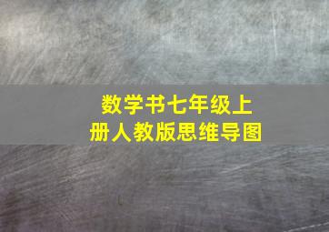 数学书七年级上册人教版思维导图